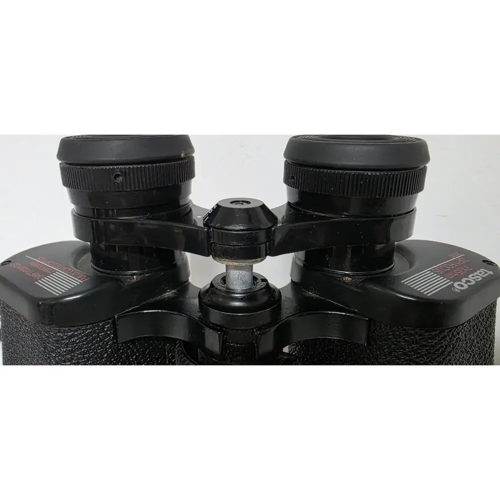 Vintage Tasco ZIP 7x35 Binoculars w/ Case & Strap – Fully Coated Optics